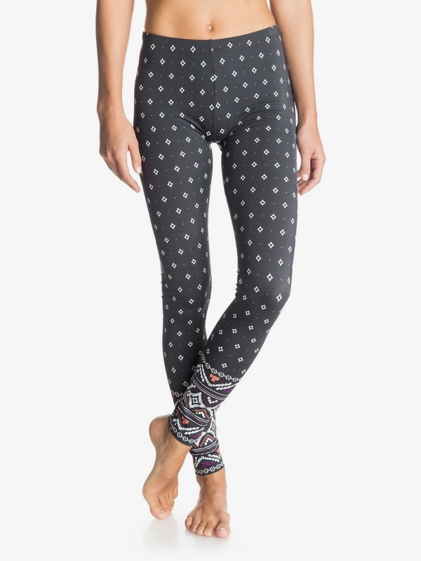 roxy, ROXY Boho - Surf Leggings, ID SURF LEGGING (kry6) 0 ROXY Boho - Surf Leggings Black ERJX403083 Roxy