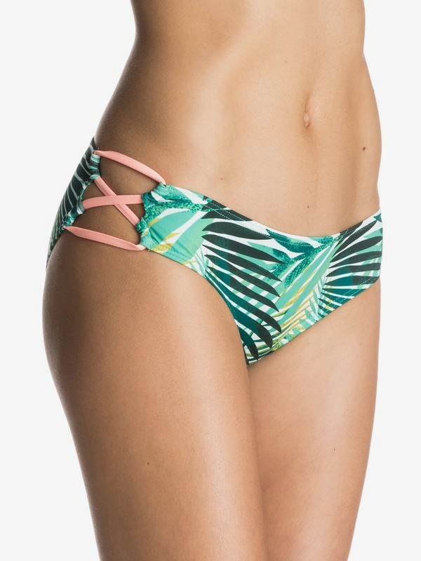 Jungle Fever - Bikini Bottoms ERJX403125 0 Jungle Fever Strappy 70'S Bikini Bottoms ERJX403125 Roxy