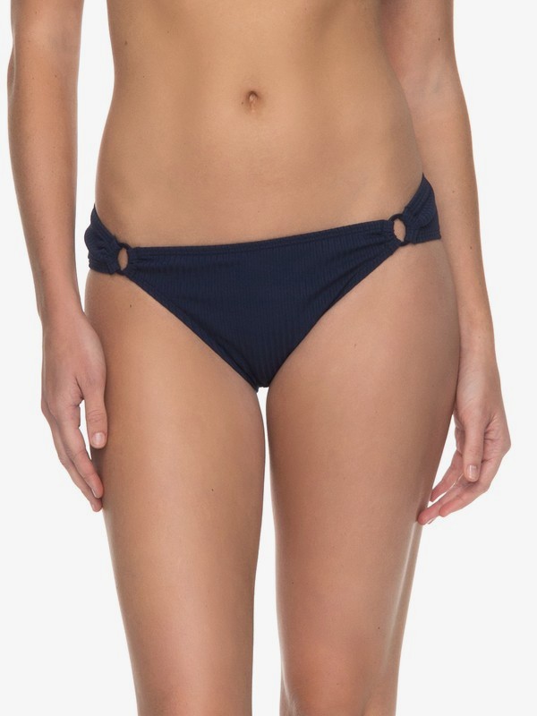 roxy, Waves Only - 70s Bikini Bottoms for Women, DRESS BLUES (btk0) 0 Waves Only - 70s Bikini Bottoms for Women Blue ERJX403519 Roxy