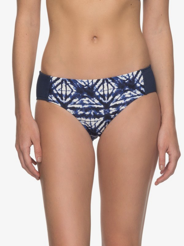 roxy, ROXY Fitness Shorty Bikini Bottoms, DRESS BLUES GEOMETRIC FEELING (btk8) 0 ROXY Fitness Shorty Bikini Bottoms Blue ERJX403536 Roxy