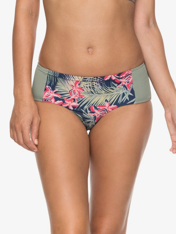 roxy, ROXY Fitness Shorty Bikini Bottoms, DRESS BLUE TIARE FLOWER (xbbm) 0 ROXY Fitness Shorty Bikini Bottoms Blue ERJX403536 Roxy