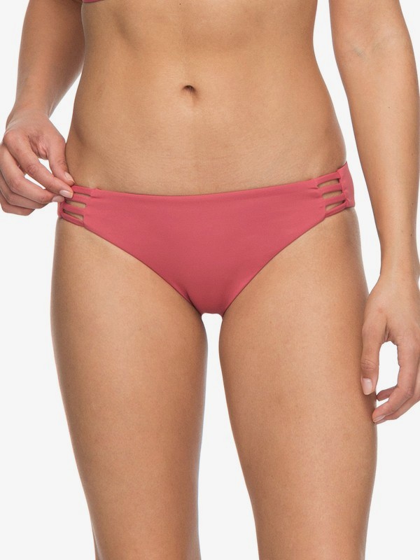 roxy, Softly Love Reversible 70s Bikini Bottoms, HOLLY BERRY (mmt0) 0 Softly Love Reversible 70s Bikini Bottoms Pink ERJX403572 Roxy