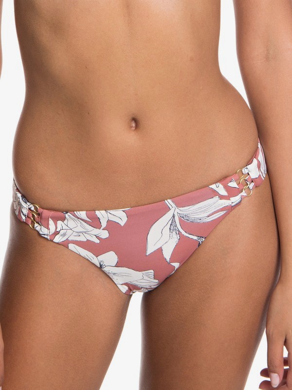 roxy, Softly Love Full Bikini Bottoms, WITHERED ROSE LILY HOUSE (mmg6) 0 Softly Love Full Bikini Bottoms Pink ERJX403610 Roxy