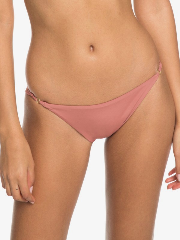 roxy, Softly Love Mini Bikini Bottoms, WITHERED ROSE (mmg0) 0 Softly Love Mini Bikini Bottoms Pink ERJX403627 Roxy