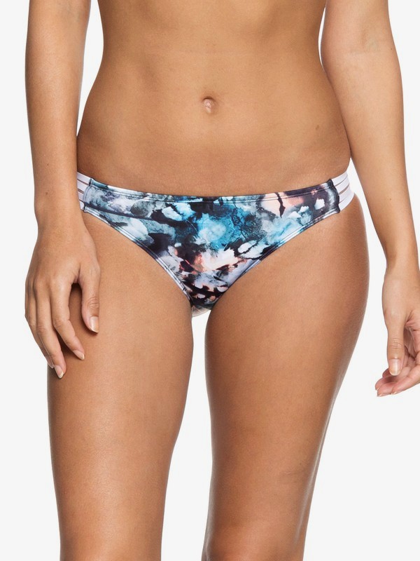 roxy, ROXY Fitness - Regular Bikini Bottoms for Women, BACHELOR BUTTON WATER OF LOVE (bgz6) 0 ROXY Fitness - Regular Bikini Bottoms for Women Blue ERJX403632 Roxy