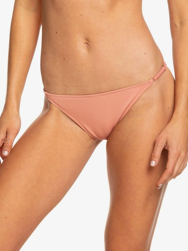 roxy, Uluwatu Waves Moderate Bikini Bottoms, DESERT SAND (mkt0) 0 Uluwatu Waves Moderate Bikini Bottoms Pink ERJX403658 Roxy