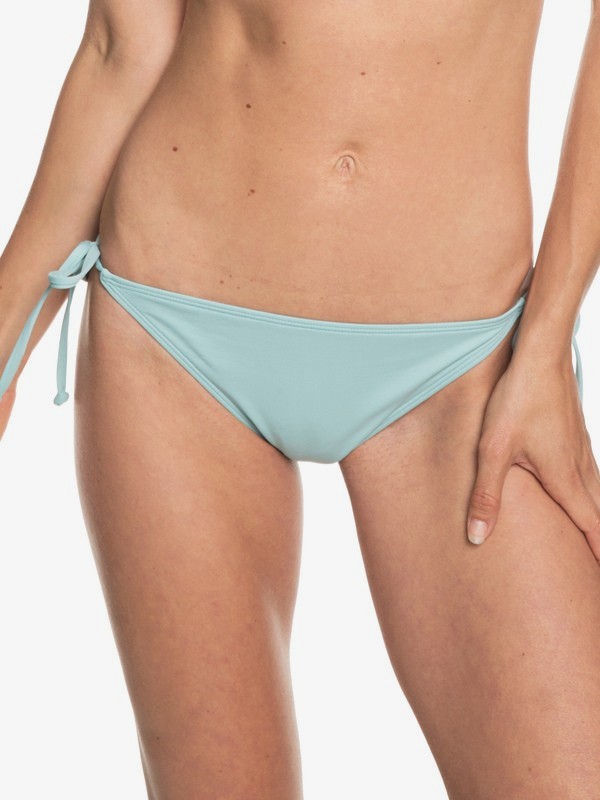 roxy, Beach Classics Tie-Side Bikini Bottoms, AQUIFER (bgw0) 0 Beach Classics Tie-Side Bikini Bottoms Blue ERJX403674 Roxy