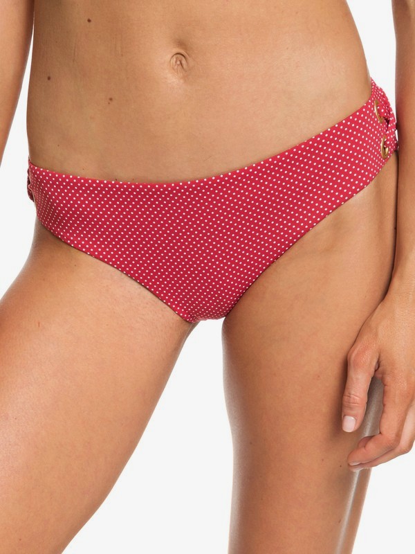 roxy, Beach Classics Full Bikini Bottoms, AMERICAN BEAUTY POLKADOT SWIM (rpy6) 0 Beach Classics Full Bikini Bottoms Red ERJX403684 Roxy
