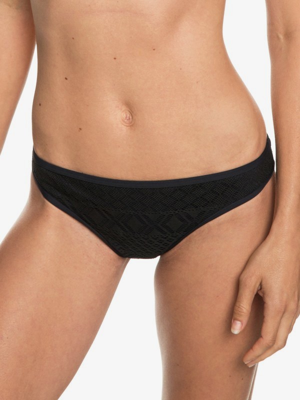 roxy, Garden Summers - Braguita de Bikini Discreta para Mujer, TRUE BLACK (kvj0) 0 Garden Summers - Braguita de Bikini Discreta para Mujer Negro ERJX403690 Roxy