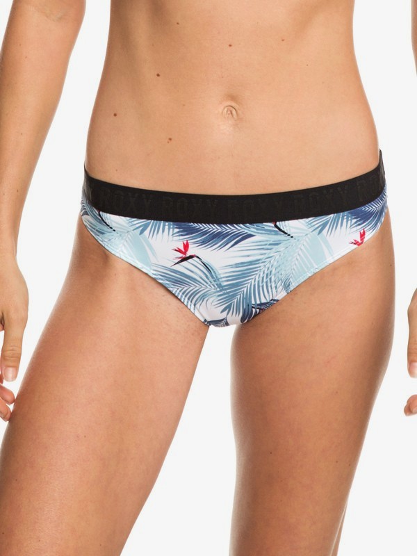 roxy, ROXY Fitness - Volles Bikiniunterteil für Frauen, BRIGHT WHITE PALMS FITNESS (wbb2) 0 ROXY Fitness - Volles Bikiniunterteil für Frauen Weiss ERJX403693 Roxy