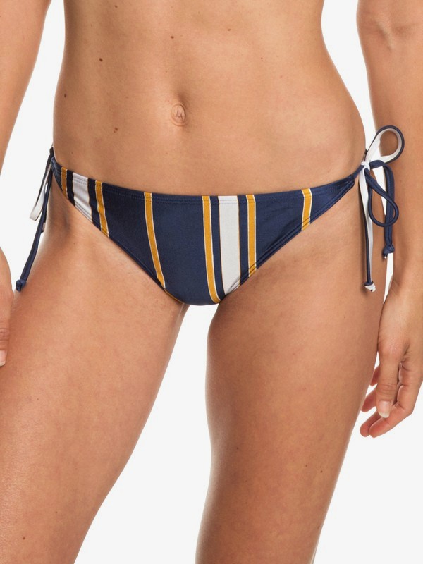 roxy, Romantic Senses - Braguita de Bikini con Lazadas Laterales Ajustables para Mujer, MEDIEVAL BLUE MACY STRIPE SWIM (bte3) 0 Romantic Senses - Braguita de Bikini con Lazadas Laterales Ajustables para Mujer Azul ERJX403701 Roxy