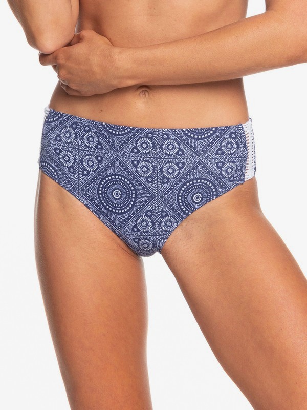 roxy, To The Beach - Braguita de Bikini Discreta para Mujer, MED BLUE SHIBORI NIGHTS SW (bte2) 0 To The Beach - Braguita de Bikini Discreta para Mujer Azul ERJX403705 Roxy