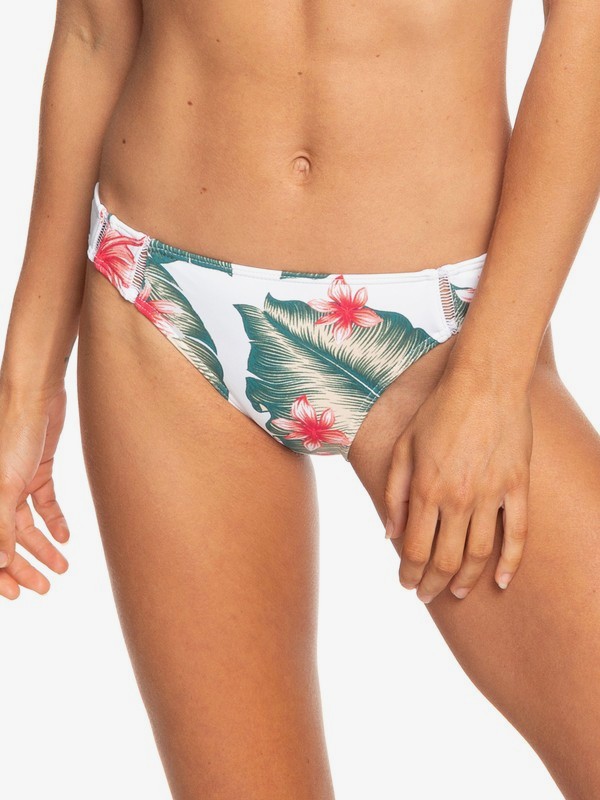 roxy, Dreaming Day Full Bikini Bottoms, BRIGHT WHITE TROPICAL LOVE SML (wbb6) 0 Dreaming Day Full Bikini Bottoms White ERJX403708 Roxy