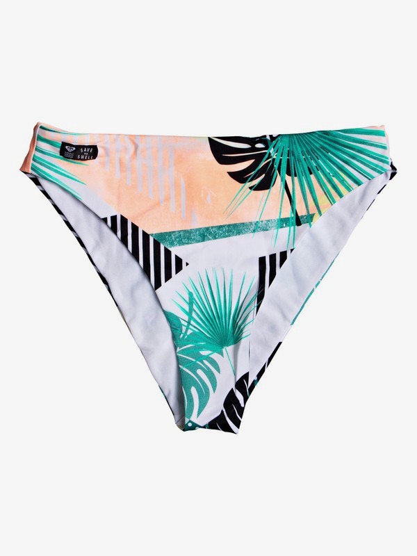roxy, POP Surf - Bikiniunterteil mit hohem Bund für Frauen, TBLACK CRAZY VICTORIA POPSURF (xkwy) 0 POP Surf - Bikiniunterteil mit hohem Bund für Frauen Mehrfarbig ERJX403710 Roxy