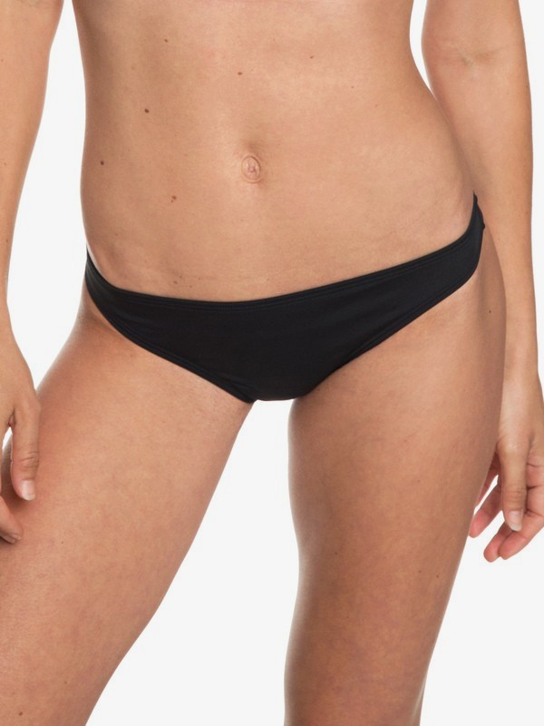 roxy, Beach Classics Moderate Bikini Bottoms, TRUE BLACK (kvj0) 0 Beach Classics Moderate Bikini Bottoms Black ERJX403712 Roxy