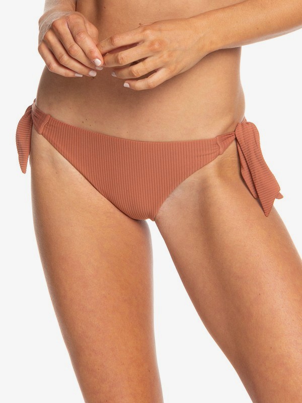 roxy, Sister Mini Bikini Bottoms, COPPER BROWN (cnb0) 0 Sister Mini Bikini Bottoms Brown ERJX403719 Roxy