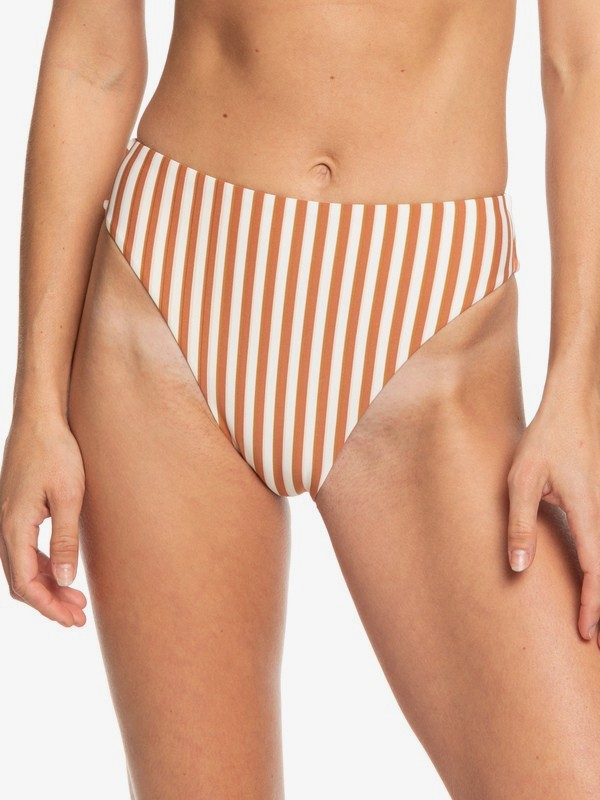 roxy, Sister High Waist Bikini Bottoms, MARSHMALLOW GOLDEN TAN (wbt3) 0 Sister High Waist Bikini Bottoms White ERJX403721 Roxy