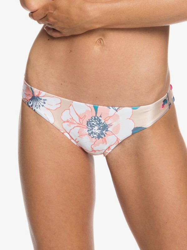 roxy, Riding Moon Regular Bikini Bottoms, IVORY CREAM S NEW FLOWERS (tfm7) 0 Riding Moon Regular Bikini Bottoms Beige ERJX403733 Roxy