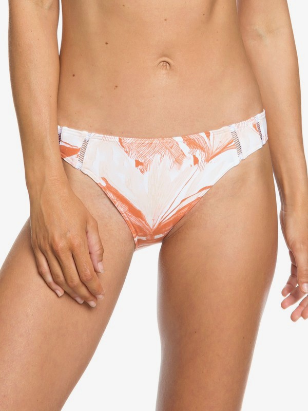 roxy, Tropical Sand Full Bikini Bottoms, BRIGHT WHITE JUNGLE BOOGIE (wbb9) 0 Tropical Sand Full Bikini Bottoms White ERJX403739 Roxy