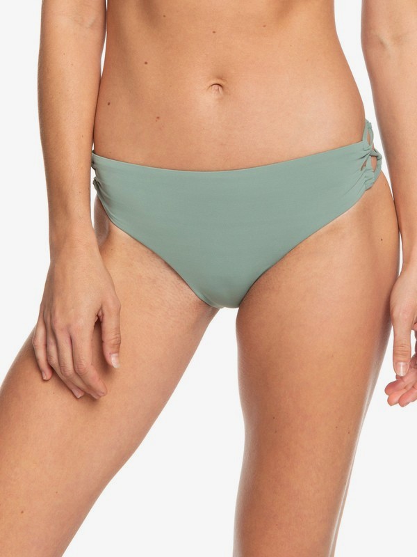 roxy, Beach Classics Full Bikini Bottoms, LILY PAD (gjn0) 0 Beach Classics Full Bikini Bottoms Green ERJX403805 Roxy
