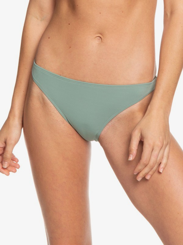 roxy, Beach Classics Moderate Bikini Bottoms, LILY PAD (gjn0) 0 Beach Classics Moderate Bikini Bottoms Green ERJX403864 Roxy