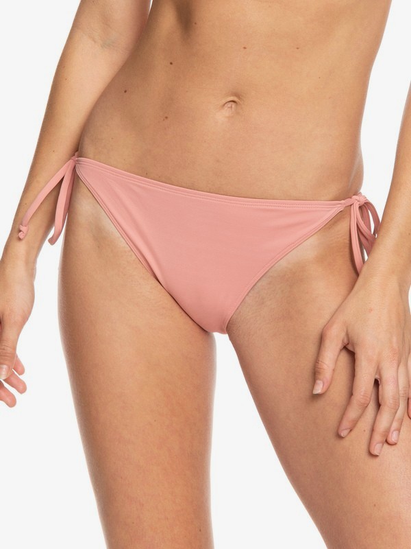 roxy, Beach Classics Tie-Side Bikini Bottoms, ROSETTE (mhw0) 0 Beach Classics Tie-Side Bikini Bottoms Pink ERJX403866 Roxy
