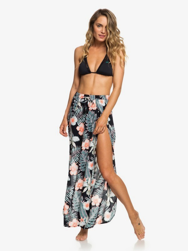 roxy, Desert Garden Maxi Skirt, ANTHRACITE TROPICALABABA BIG (xkkm) 0 Desert Garden Maxi Skirt Pink ERJX603144 Roxy