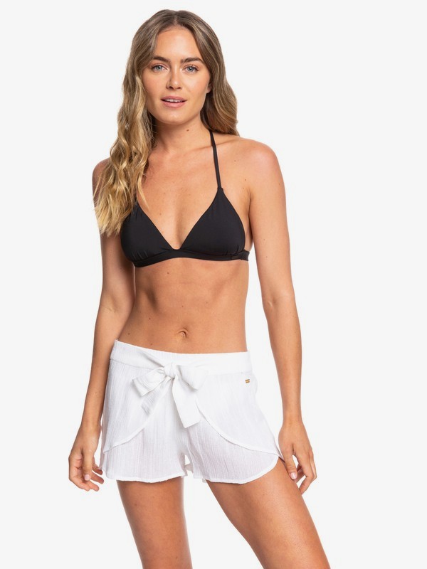 roxy, Salt Washed Floaty Beach Shorts, BRIGHT WHITE (wbb0) 0 Salt Washed Floaty Beach Shorts White ERJX603164 Roxy