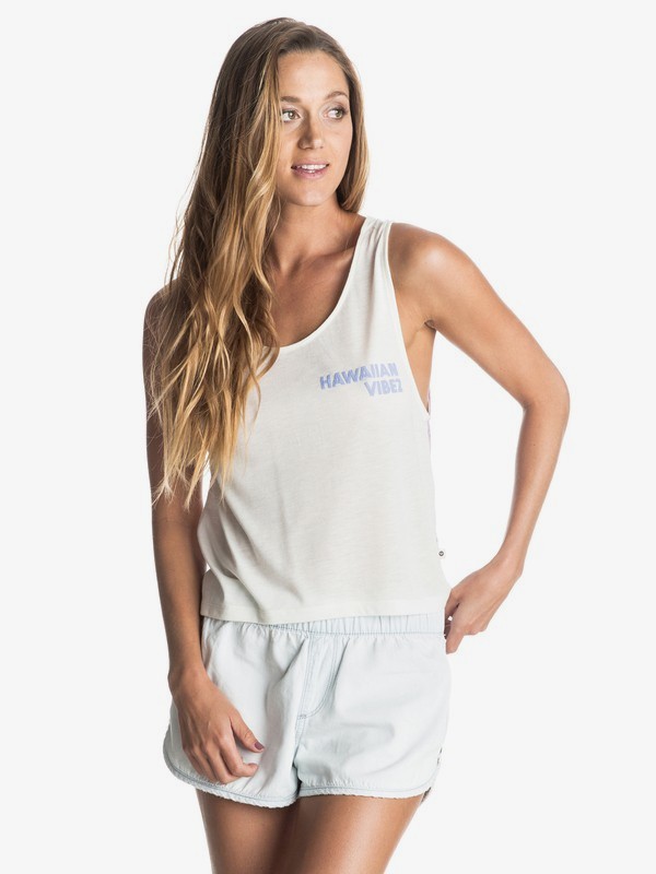 roxy, Lotus Resort Island Vibez Tank, PRISTINE (wza0) 0 Lotus Resort Island Vibez Tank ERJZT03703 Roxy