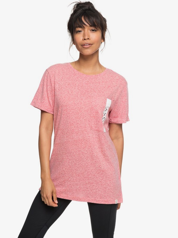 roxy, Miss Military B - Camiseta con bolsillo para Mujer, BAROQUE ROSE (mmf0) 0 Miss Military B - Camiseta con bolsillo para Mujer Rosa ERJZT04326 Roxy