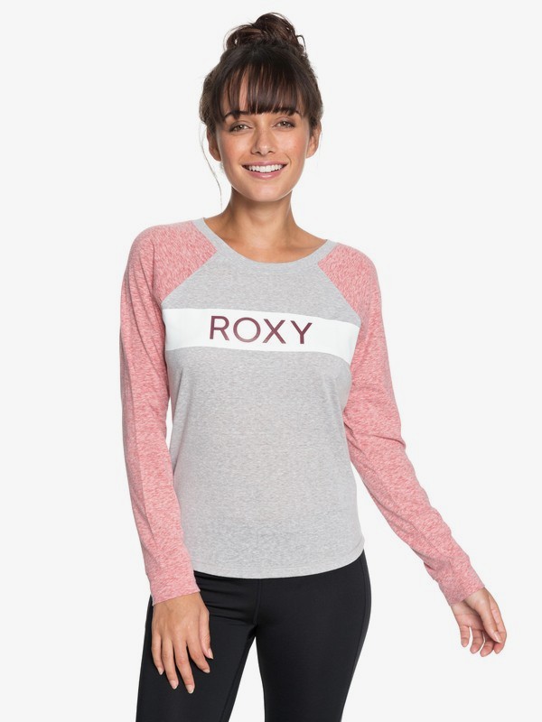 roxy, Trip Party B - Maglietta a maniche lunghe da Donna, BAROQUE ROSE (mmf0) 0 Trip Party B - Maglietta a maniche lunghe da Donna Pink ERJZT04328 Roxy