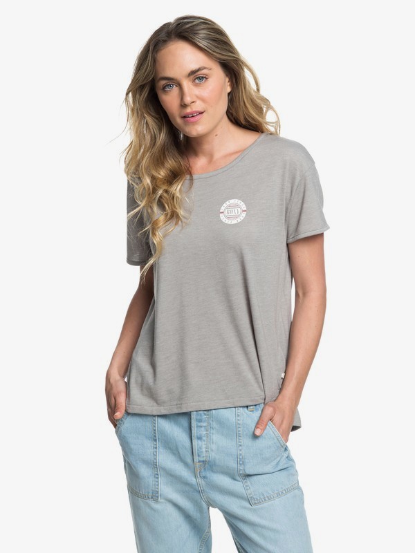 roxy, Cruz Life A - T-shirt col rond pour Femme, HERITAGE HEATHER (sgrh) 0 Cruz Life A - T-shirt col rond pour Femme Gris ERJZT04381 Roxy