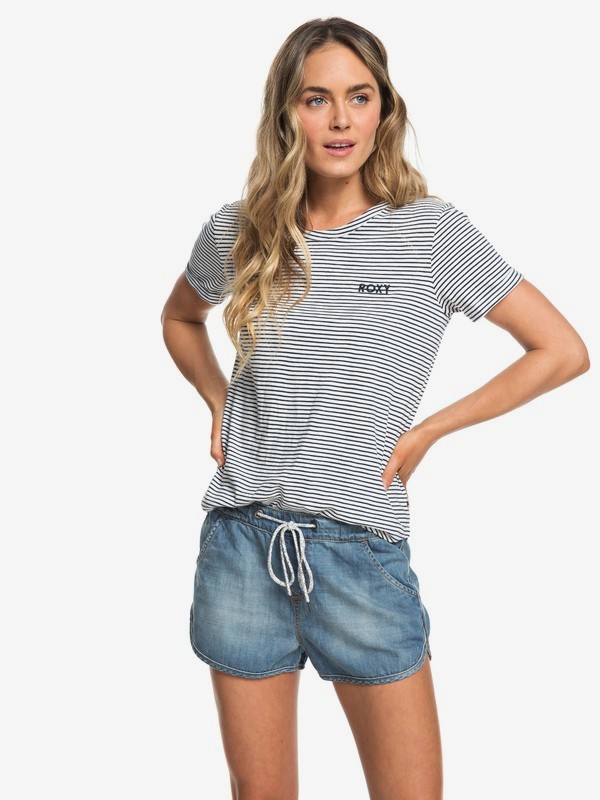 roxy, Love Sun Tee, DRESS BLUE COSY STRIPES (btk3) 0 Love Sun Tee Blue ERJZT04470 Roxy