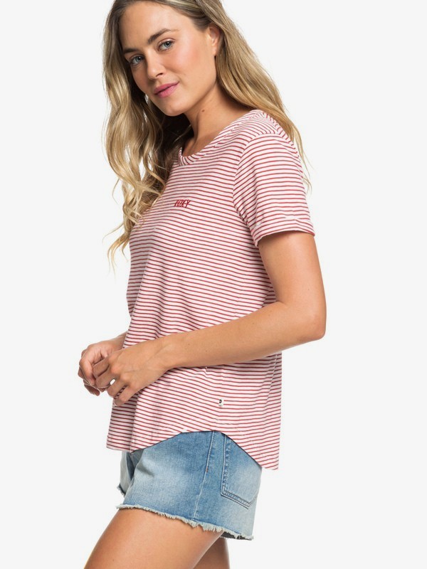 roxy, Love Sun Tee, AMERICAN BEAUTY COSY STRIPES (rpy3) 0 Love Sun Tee Red ERJZT04470 Roxy