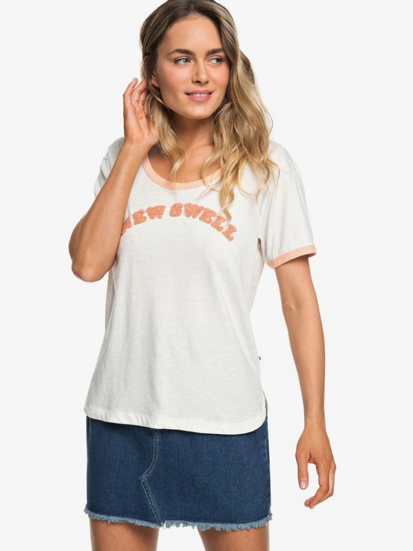 roxy, Cruel Summer Tee, MARSHMALLOW (wbt0) 0 Cruel Summer Tee White ERJZT04492 Roxy