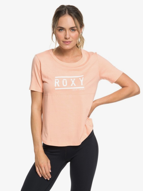 roxy, Belong To The World B - T-shirt de sport pour Femme, SOUFFLE (mfg0) 0 Belong To The World B - T-shirt de sport pour Femme Rose ERJZT04538 Roxy