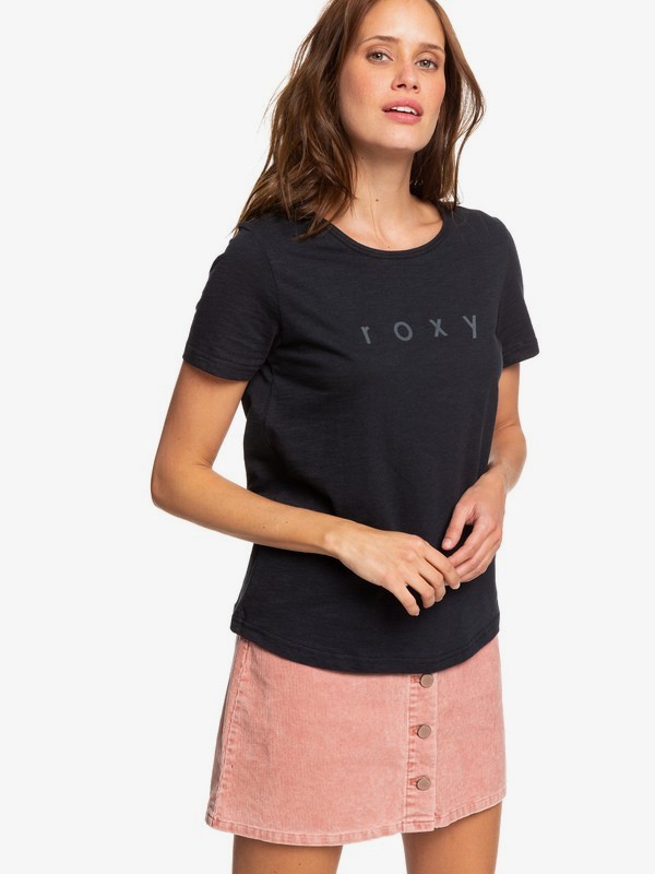 roxy, Red Sunset - T-shirt pour Femme, TRUE BLACK (kvj0) 0 Red Sunset - T-shirt pour Femme Noir ERJZT04628 Roxy