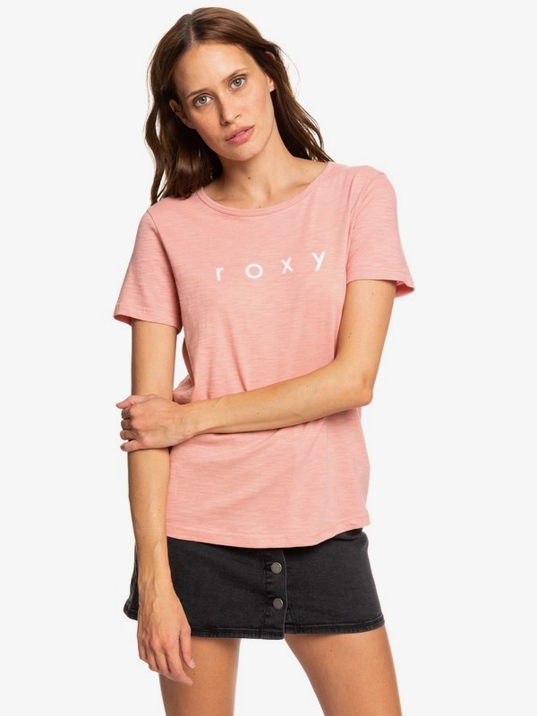 roxy, Red Sunset - T-shirt pour Femme, ROSETTE (mhw0) 0 Red Sunset - T-shirt pour Femme Rose ERJZT04628 Roxy