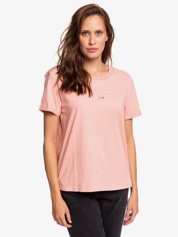 roxy, Surfing In Rhythm A - T-shirt pour Femme, ROSETTE (mhw0) 0 Surfing In Rhythm A - T-shirt pour Femme Rose ERJZT04692 Roxy