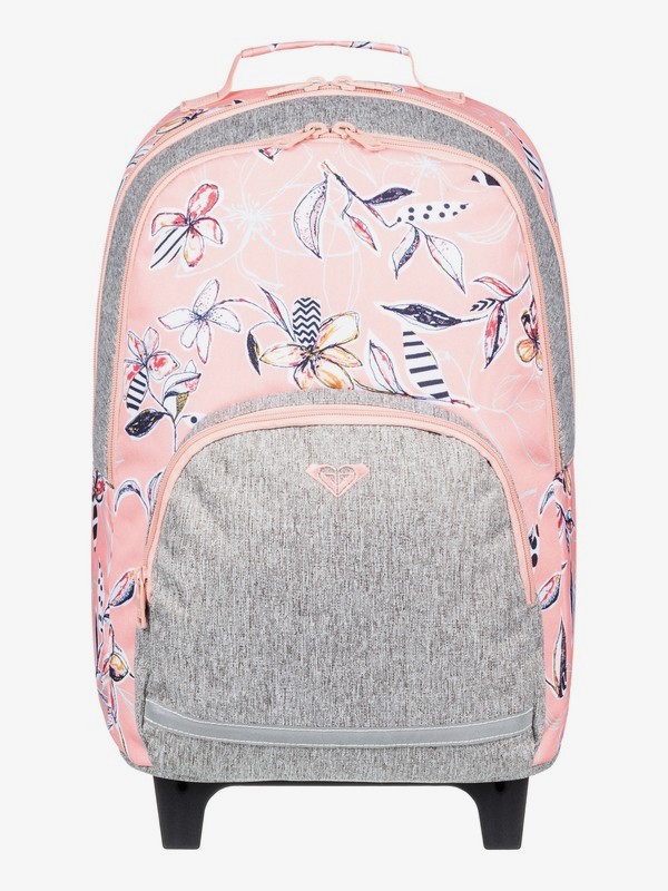 roxy, Vitamin Sea 15.5L - Small Wheeled Backpack, CORAL ALMOND TRELLIS CLIMB SWI (mgl7) 0 Vitamin Sea 15.5L - Small Wheeled Backpack Pink ERLBP03032 Roxy