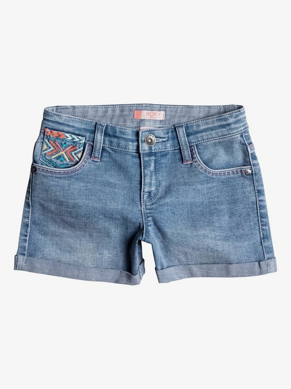 roxy, Ribbit Ears - Short en denim, VINTAGE BLUE (bpbw) 0 Ribbit Ears - Short en denim Bleu ERLDS03018 Roxy