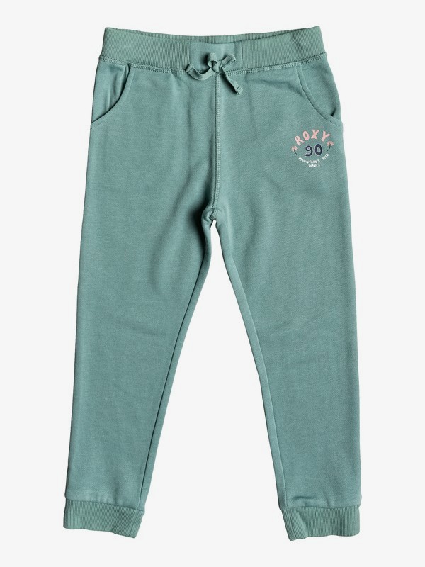 roxy, Girl's 2-6 Beautiful Mountain School Out Joggers, TRELLIS (bkw0) 0 Girl's 2-6 Beautiful Mountain School Out Joggers Blue ERLFB03050 Roxy