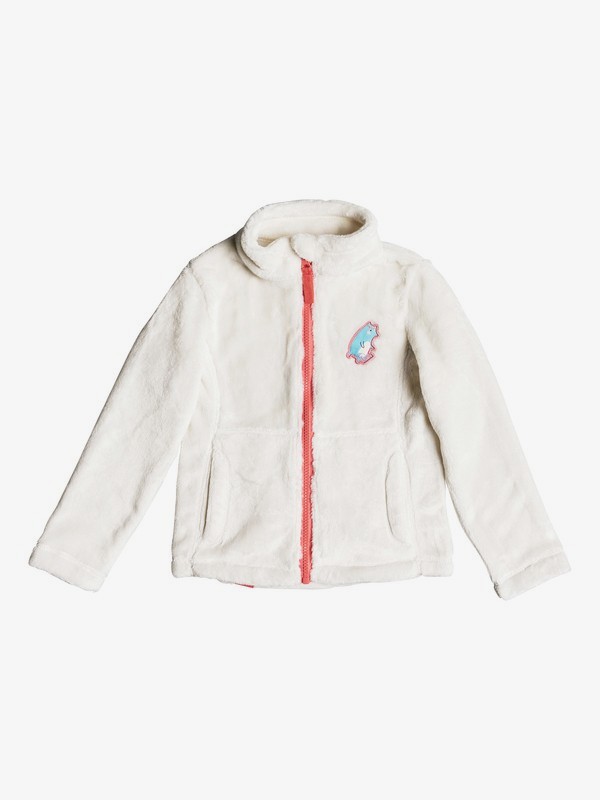roxy, Igloo - Polaire technique zippée pour Fille 2-7 ans, EGRET (wbs0) 0 Igloo - Polaire technique zippée pour Fille 2-7 ans Blanc ERLFT03140 Roxy