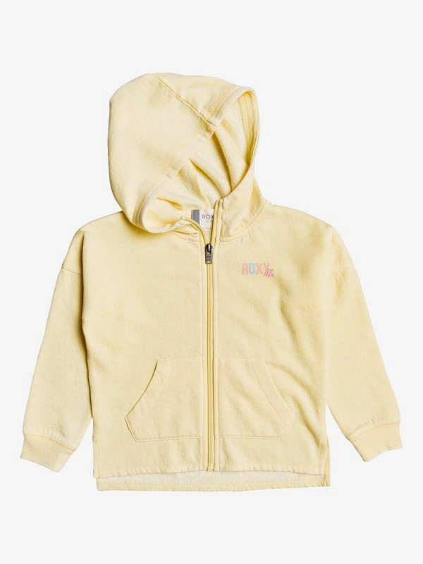 roxy, Girl's 2-6 Magic Wind B Zip-Up Hoodie, SUNLIGHT (yek0) 0 Girl's 2-6 Magic Wind B Zip-Up Hoodie Yellow ERLFT03190 Roxy