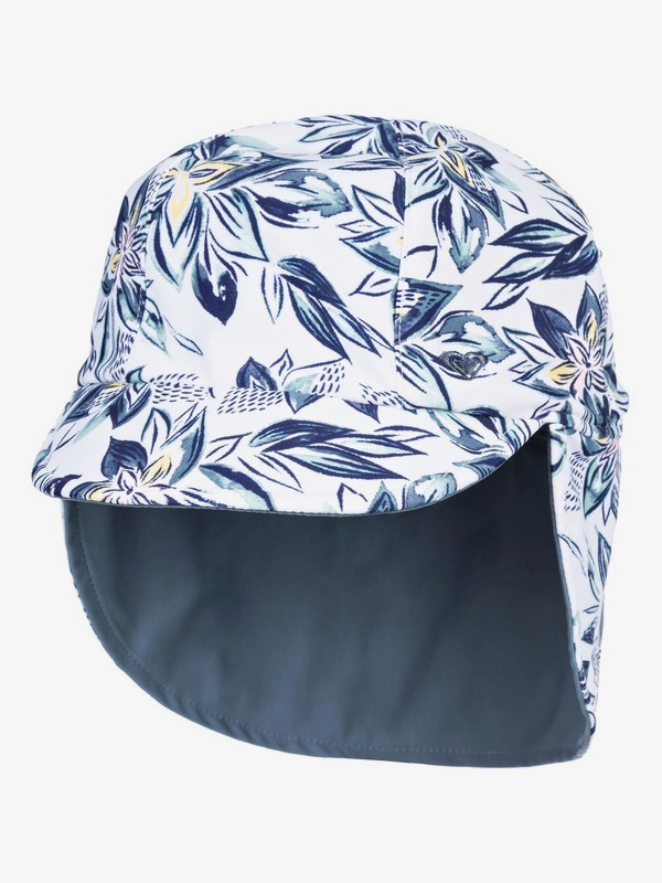 roxy, Girl's 2-6 Come And Go Reversible Sun Protection Swim Hat, BRIGHT WHITE FLOWER SPIRIT SW (wbb9) 0 Girl's 2-6 Come And Go Reversible Sun Protection Swim Hat White ERLHA03056 Roxy