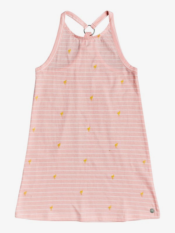 roxy, Girl's 2-6 The Tree Strappy Dress, PEACH BUD POOL BIRD (meg5) 0 Girl's 2-6 The Tree Strappy Dress Pink ERLKD03065 Roxy