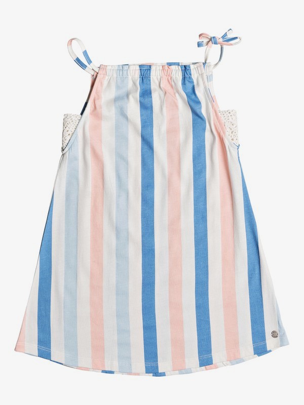 roxy, Girl's 2-6 Wake Up Calm Strappy Dress, MARSHMALLOW SUNGLASSES (wbt5) 0 Girl's 2-6 Wake Up Calm Strappy Dress White ERLKD03066 Roxy