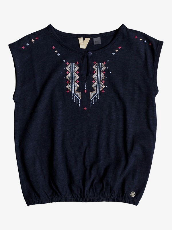 roxy, Sweet Song - Haut sans manches pour Fille 2-7 ans, DRESS BLUES (btk0) 0 Sweet Song - Haut sans manches pour Fille 2-7 ans Bleu ERLKT03050 Roxy