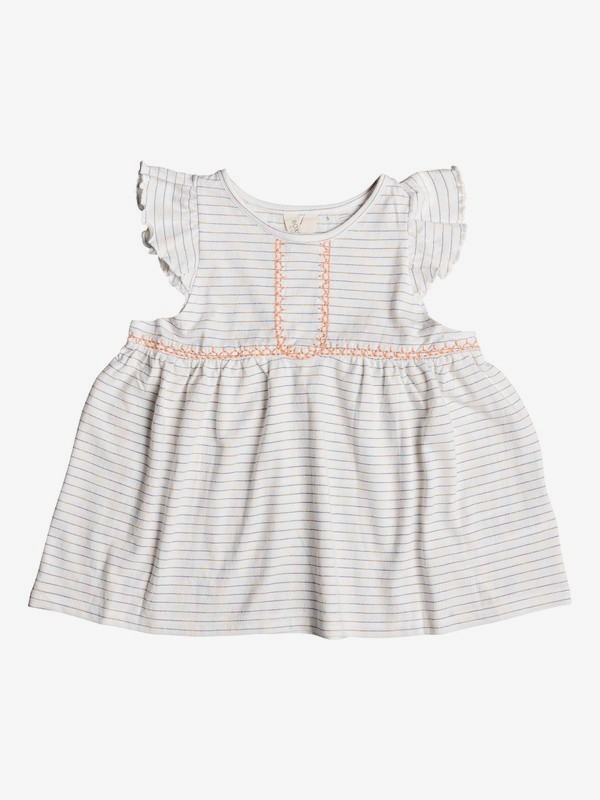 roxy, Alone Tonight - Top sin Mangas para Chicas 2-7, MARSHMALLOW RAINBOW STRIPE Y (xwmg) 0 Alone Tonight - Top sin Mangas para Chicas 2-7 Blanco ERLKT03067 Roxy
