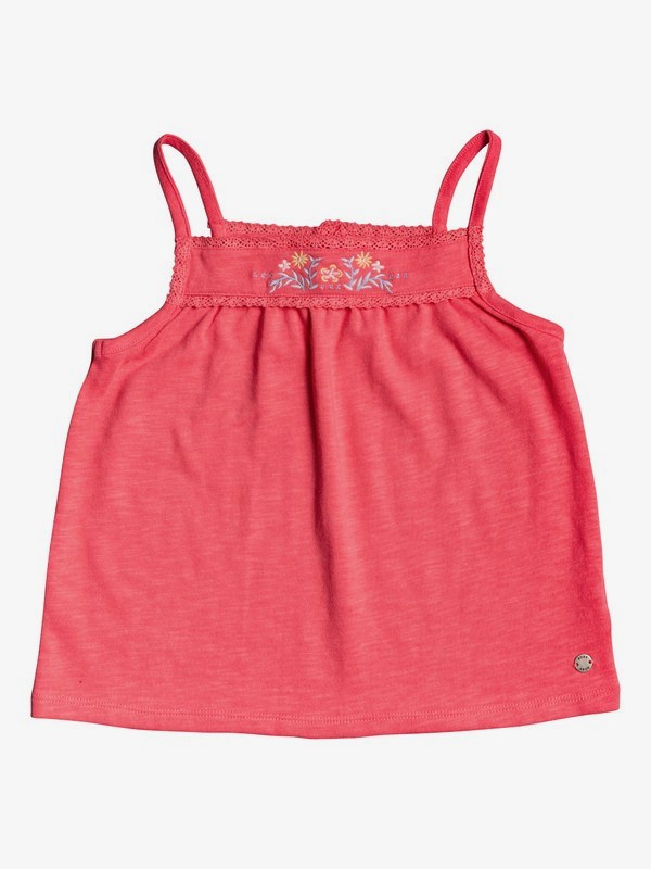 roxy, Girl's 2-6 Sure Things Strappy Top, SUNKIST CORAL (mjv0) 0 Girl's 2-6 Sure Things Strappy Top Pink ERLKT03071 Roxy